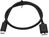 Type C to Usb 3.0 Taşınabilir Hardisk Kablosu 1 Metre