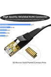 Tenon CAT7 30-Metre kablo Ethernet Kablosu 10Gbps Premium İnternet Lan Kablo