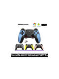 Airstorr Joystick Gamepad Çiftli TV PC Uyumlu Oyun Konsolu 2.4G Gamepad Double Joystick Doungle