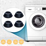 Çamaşır Makinası Titreşim Önleyici Makina Altlığı 4 Lü Makina Ayağı 