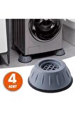 Çamaşır Makinası Titreşim Önleyici Makina Altlığı 4 Lü Makina Ayağı 