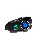Airstorr Q28 Motosiklet Bluetooth Kask Kulaklık Kamera Ses Kontrolü 1080P Video Kayıt Interkom