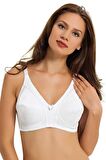 Pemilo Da 350 Desteksiz Dolgusuz Balensiz Mikro Kaplı Sütyen Battal Beyaz