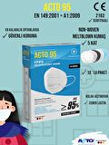 ACTO® 95 FFP2 MASKE 10 adet | 5 Katman Koruyucu Filtrasyon Oranı %95