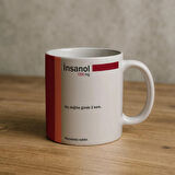 İnsanol İlaç Baskılı Kupa Bardak Komik Yazılı Kupa Bardak