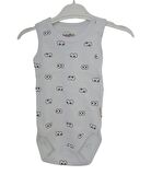 BABYTOO GÖZLÜK DESENLİ SIFIR KOL UNISEX BEBE ZIBIN