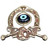 PiMarks Pirinç Döküm Duvar Süsü At Ve Kırbaç Objeli  Nazarlık