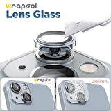 iPhone 15 Mavi Kamera Lens Koruyucu Kolay Uygulama Aparatlı
