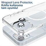 iPhone 15 Mavi Kamera Lens Koruyucu Kolay Uygulama Aparatlı
