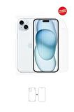 iPhone 15 Plus Full Body 360 Derece Ön Arka Ve Yan Koruyucu Tpu Film