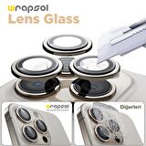 iPhone 15 Pro Max Kamera Lens Koruyucu Natürel Titanyum Kolay Uygulama Aparatlı