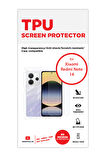 Xioami Redmi Note 14 Ekran, Arka ve Yan Koruyucu Fullbody Kaplama TPU Film