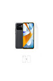 Xiaomi Poco C40 360 ° Full Body Ekran Koruyucu Kaplama Ön Arka Yan Darbe Emici Poliüretan Film