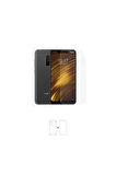 Xiaomi Poco F1 360 ° Full Body Ekran Koruyucu Kaplama Ön Arka Yan Darbe Emici Poliüretan Film
