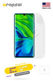 Xiaomi Mi Note 10 Ekran Koruyucu Kaplama Darbe Emici Poliüretan Film Amerika Üretimi