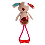 Gigwi Plush Friendz Öten Köpek Diş Kaşıyıcılı Oyuncak