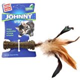 Gigwi Johnny Stick Doğal Tek Taraflı Tüylü Kedi Oyuncağı