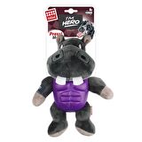 Gigwi I'm Hero Sesli Süper Kahraman Hipopotam Peluş Köpek Oyuncağı