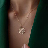 Yaşam Çiçeği Kolye