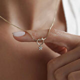 Taşlı Star Düğüm Kolye