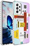 Galaxy A53 5G Kılıf Airbag Kenarlı Renkli Desenli Elegans Silikon