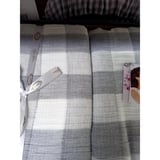 Livoras Home Müslin Pamuklu Yastıklı Yatak Örtüsü 240 x 260cm Antrasit