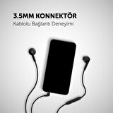 Ttec 3.5mm Jack Girişli Kablolu Mikrofonlu Kulakiçi Kulaklık Çağrı Cevaplandırma Ve Sonlandırma