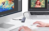 Baseus PD 100W 7in1 Type-C to Dönüştürücü Hub Type-C to HDMI4K@60Hz USB3.0 1000 Mbps RJ45 Ekran Paylaşma