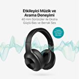 Ttec Ayarlanabilir Katlanabilir Çift Cihaz Destekli Uzun Şarj Süreli Kafaüstü Bluetooth Kulaklık 