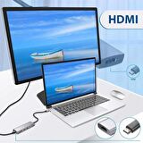 Coofbe 9in1 Type-C Hub Type-C to 4K 30hz HDMI 3.5mm TF USB 3.0 USB 2.0*2 SD TF Dönüştürücü Hub