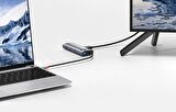 Baseus PD 100W 7in1 Type-C to Dönüştürücü Hub Type-C to HDMI4K@60Hz 3*USB3.0 SD/TF Ekran Yansıtmalı