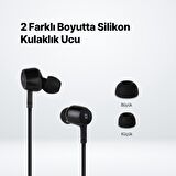 Ttec Klipsli Type-C Girişli HD Mikrofonlu Stereo Kablolu Type-C Kulakiçi Kulaklık Yedek Slikonlu