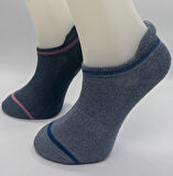 CİHO SOCKS 6 Çift Kadın Kışlık Havlu Taban Pastel Renkler Çekçekli Patik Çorap