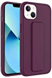 Apple iPhone 14 Plus Kılıf Standlı Mat Yüzey Kamera Çıkıntılı İnce Tasarım Kapak