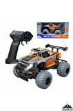 Oyuncak 2.4GHz Uzaktan Kumandalı Full Fonksiyon Şarjlı 1:14 Ölçek Rc Off-Road Arazi Aracı Turuncu