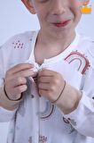 Begisa 2-8 Yaş 1 Tog Pazen Çocuk Uyku Tulumu Unisex Uzun Kollu Uyku Tulumu