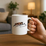 Özel Atatürk Baskılı Beyaz Kupa Bardak