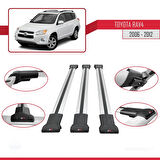 Toyota RAV4 III (XA30) 2006-2012 Arası ile Uyumlu FLY Model Ara Atkı Tavan Barı Gri 3 Adet