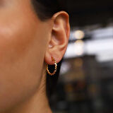 İkili Burma Halka Küpe