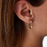 Safir Taşlı Ataç  Küpe