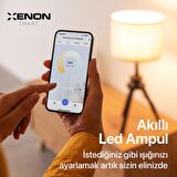 Wi-Fi LED Akıllı RGB Ampul Mobil Uygulama Denetimli, Google Home ve Alexa Uyumlu Çok Renkli Lamba X7021