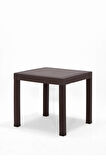 Rattan Kahve Kollu 4 Sandalye Masa Takımı - Bahçe&Balkon&Teras