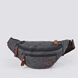 Ççs 31517 Sport Kanvas Bel Çantası Siyah