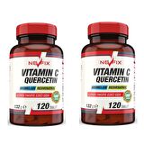 Vitamin C Bromelian Quercetin 120 Tablet X 2 Kutu 240 Tablet