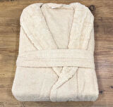 Royam Redline %100 Pamuklu Kısmi Kadife Tekli Bornoz