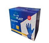 Glove Tpe/pe Pudrasız Tek Kullanımlık Mavi Elastik Eldiven 100 Adet M Ebat