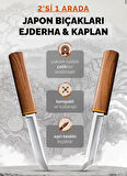 2'si 1 arada JAPON BIÇAKLARI EJDERHA & KAPLAN