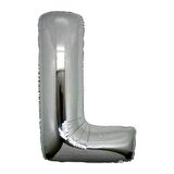 FOLYO BALON HARF L GÜMÜŞ 34'' 86CM