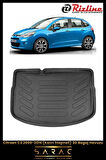 Rizline Citroen C3 2011 Model Kalın Stepneli 3D Bagaj Havuzu