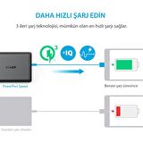 Anker Powerport 5 Hızlı Şarj Aleti Siyah
